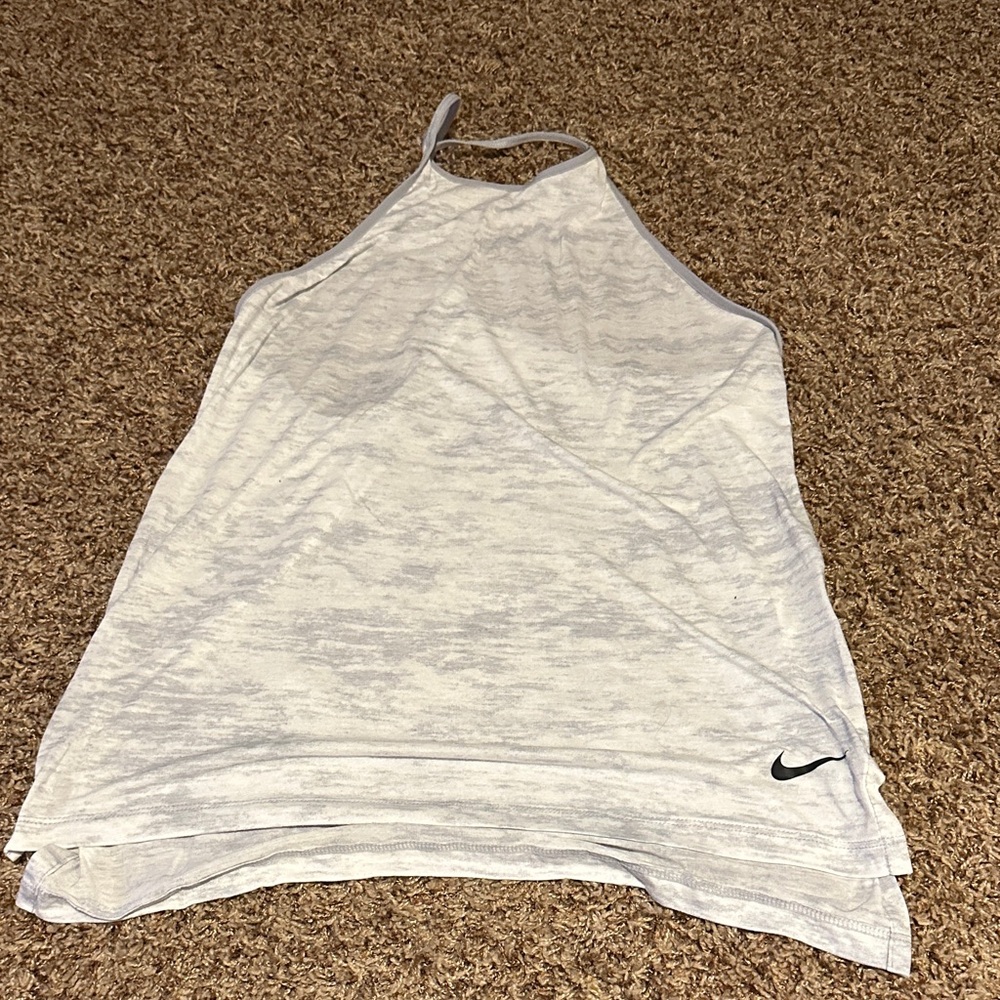 Nike Women's Light Gray Tank Top
